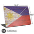 Philippines Flag Dark Wood Universal Laptop 18in (14.6 x 10.6in) Skin